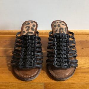 BareTraps Brand Wedged Sandals Size 9